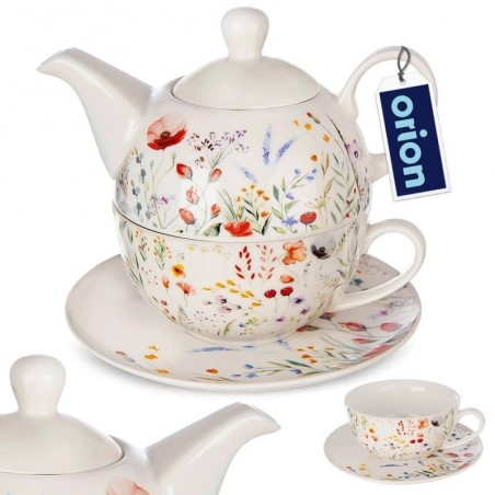 MAKI portselanist teekann teetassiga, 3 tk. | FreshDesign.ee