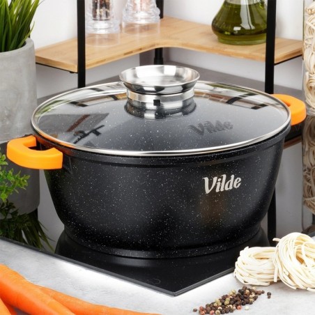 Klaaskaanega graniidist pott TERRUNA AROMA 28 cm, 5, 8 liitrit