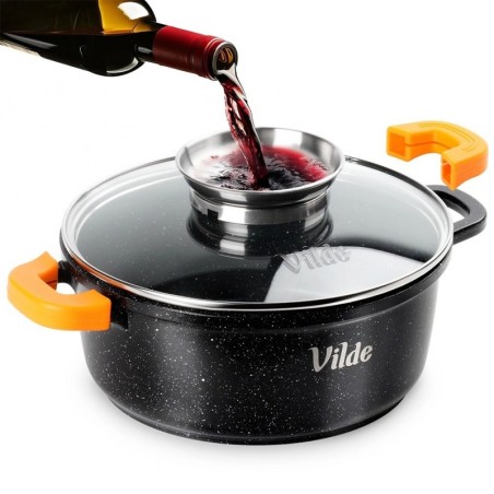 Klaaskaanega graniidist pott TERRUNA AROMA... | FreshDesign.ee