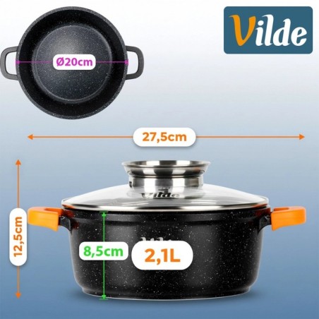 Klaaskaanega graniidist pott TERRUNA AROMA... | FreshDesign.ee