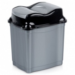 Plastikust prügikast hall 5 l