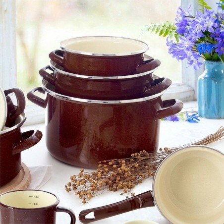 PRUUN emailpott 26 cm, 6, 5 liitrit