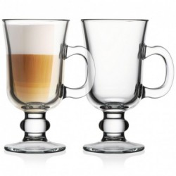 Coffee latte klaasid 230 ml 2 tk.