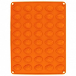 Oranž silikoonist küpsisevorm