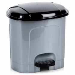 Pedaali prügikast plastik hall 3 l