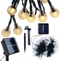 Päikesepatareiga aia vanik LED 10 m 100 tk.