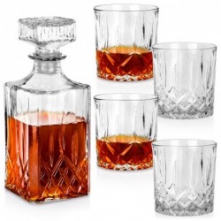 Karahvin ja viskiklaasid 900 ml + 4x300 ml