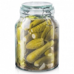 Klambriga kaanega klaaspurk IRMA 3,4 l