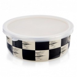 Emaileeritud kauss kaanega KALESTAHV 17 cm, 1 l