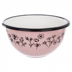 Roosa emailkauss LOUKA 12 cm, 500 ml