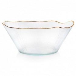 Salatikauss klaaskuldne 27 cm, 2,8 l