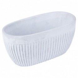 Keraamiline lillepott valge 26x13 cm