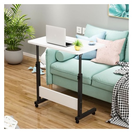 Sülearvutilaud ratastel, valge/must | FreshDesign.ee