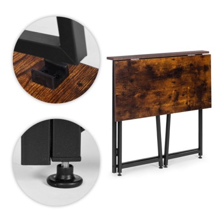 Kokkupandav laud 80x45 cm sülearvutilaud