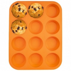 Oranž silikoonist muffinivorm