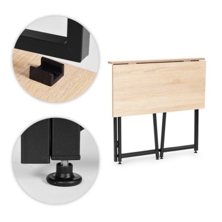 Kokkupandav laud 80x45 cm sülearvutilaud