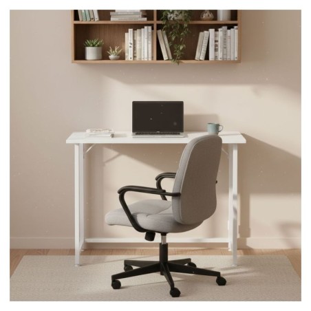 Kokkupandav laud 80x45 cm sülearvutilaud valge