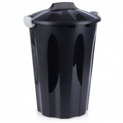 Plastikust prügikast must 40 l