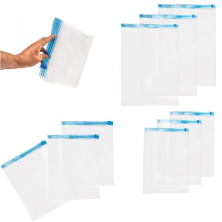 Vaakumkotid riietele 9 tükki 3 suurust 35x50cm, 40x50cm, 50x70cm