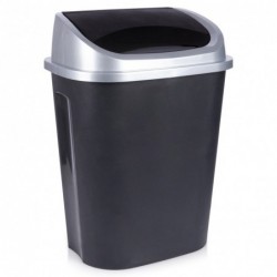 Plastikust prügikast must 50 l