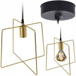 Ripplamp metallist must kuld