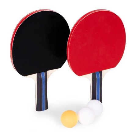 Lauatennise komplekt 2 pingpongi reketit ja 3 palli