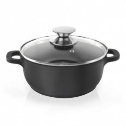 Klaaskaanega graniidist pott GRANDE 16 cm, 1,4 l