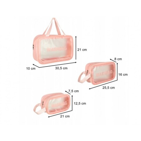 Läbipaistev veekindel reisi kosmeetikakott... | FreshDesign.ee