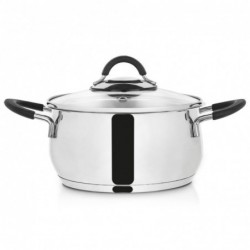 Klaaskaanega teraspott DALIE 18 cm, 2,6 l