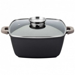 Klaaskaanega graniidist pott FUNTZIO 24 cm, 5,4 l